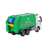 Other brands Recycle garbage truck 30 cm + light and sound green white