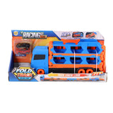 Overige Merken Pop-Up Auto Transporter + 2 Die-Cast Voertuigen