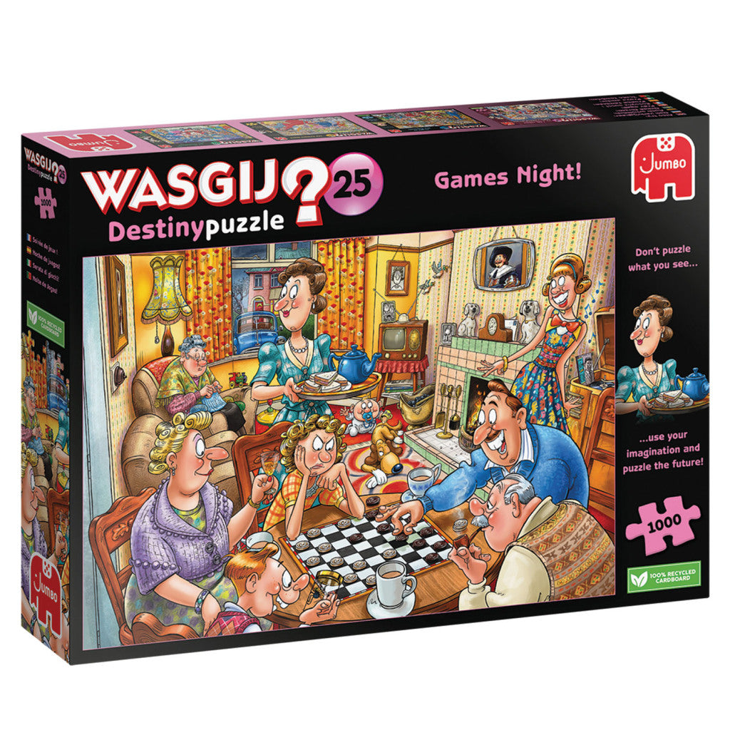 Jumbo Wasgij Destiny 25 puzzel Spelletjesavond, 1000st.