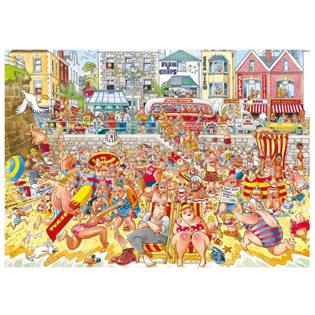 Jumbo Wasgij Retro Original 8 Legpuzzel Vloed!, 1000st.