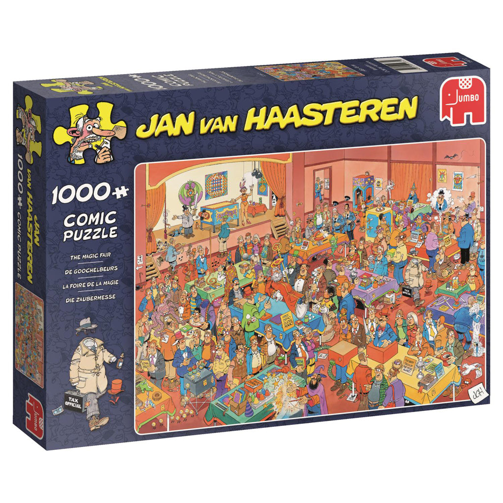 Jumbo -pussel Jan Van Haasteren de Goochelbeurs 1000 stycken