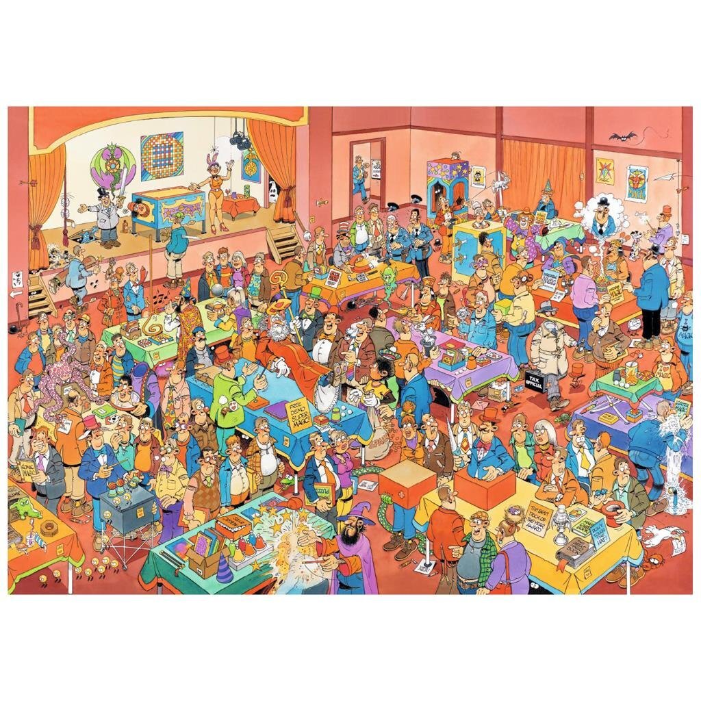 Puzzle jumbo jan van haassten de goochelbeurs 1000 pezzi