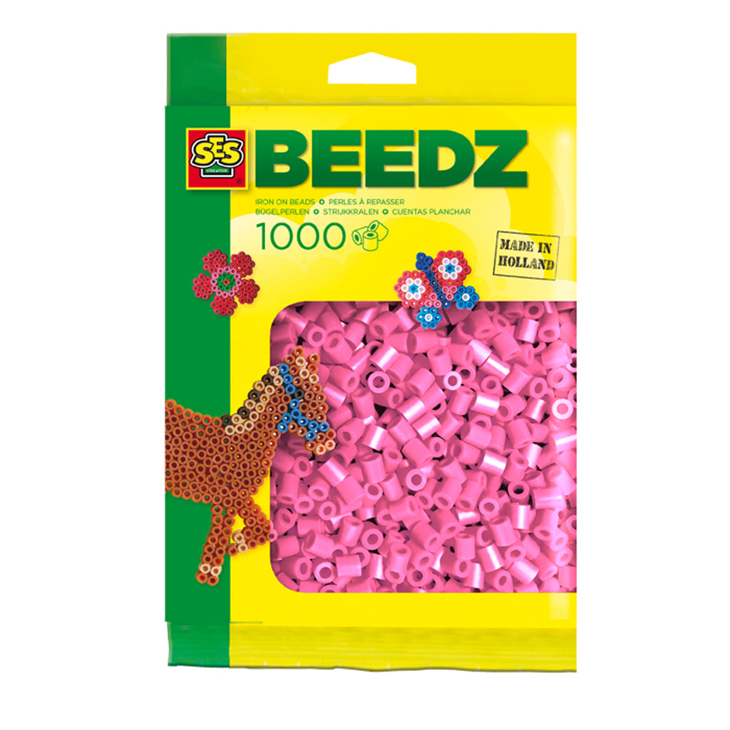 SES jernperler - rosa, 1000.