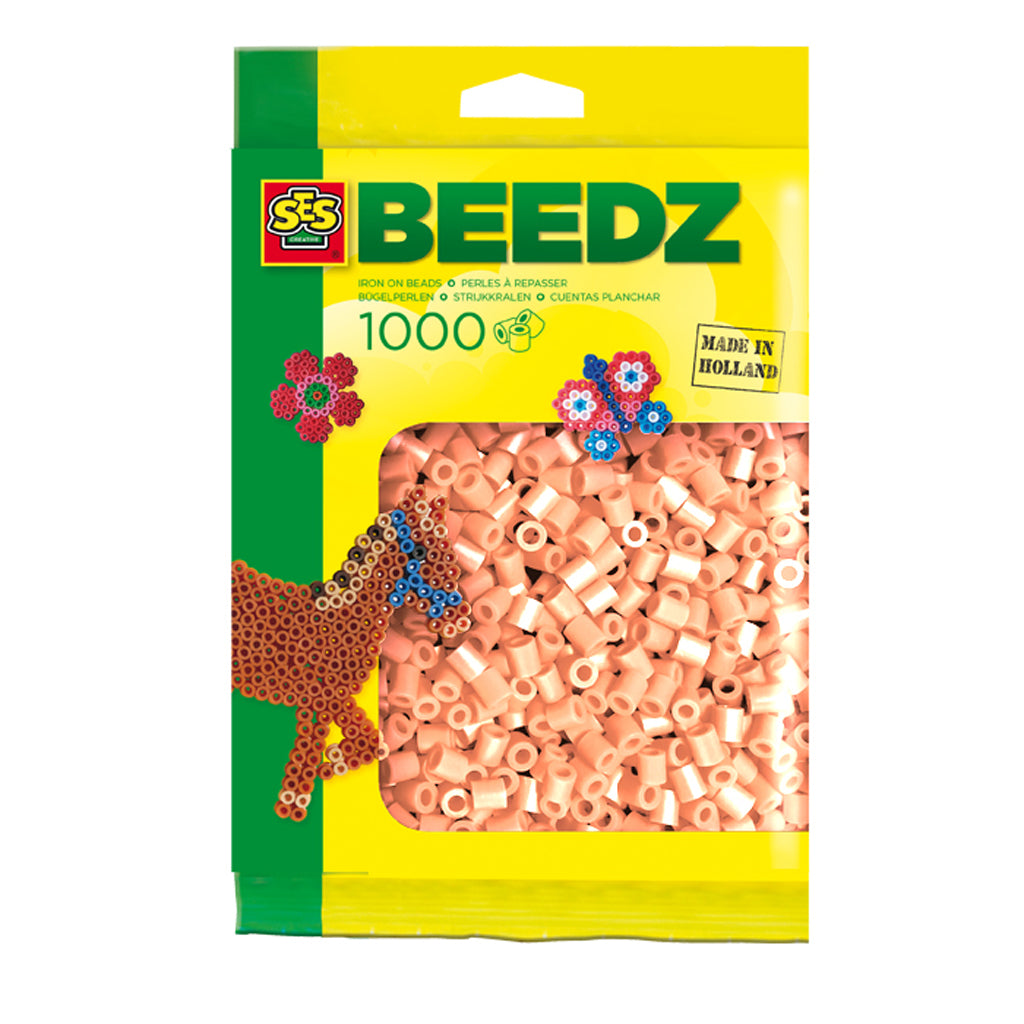 SES Iron Beads - Light Orange, 1000st.