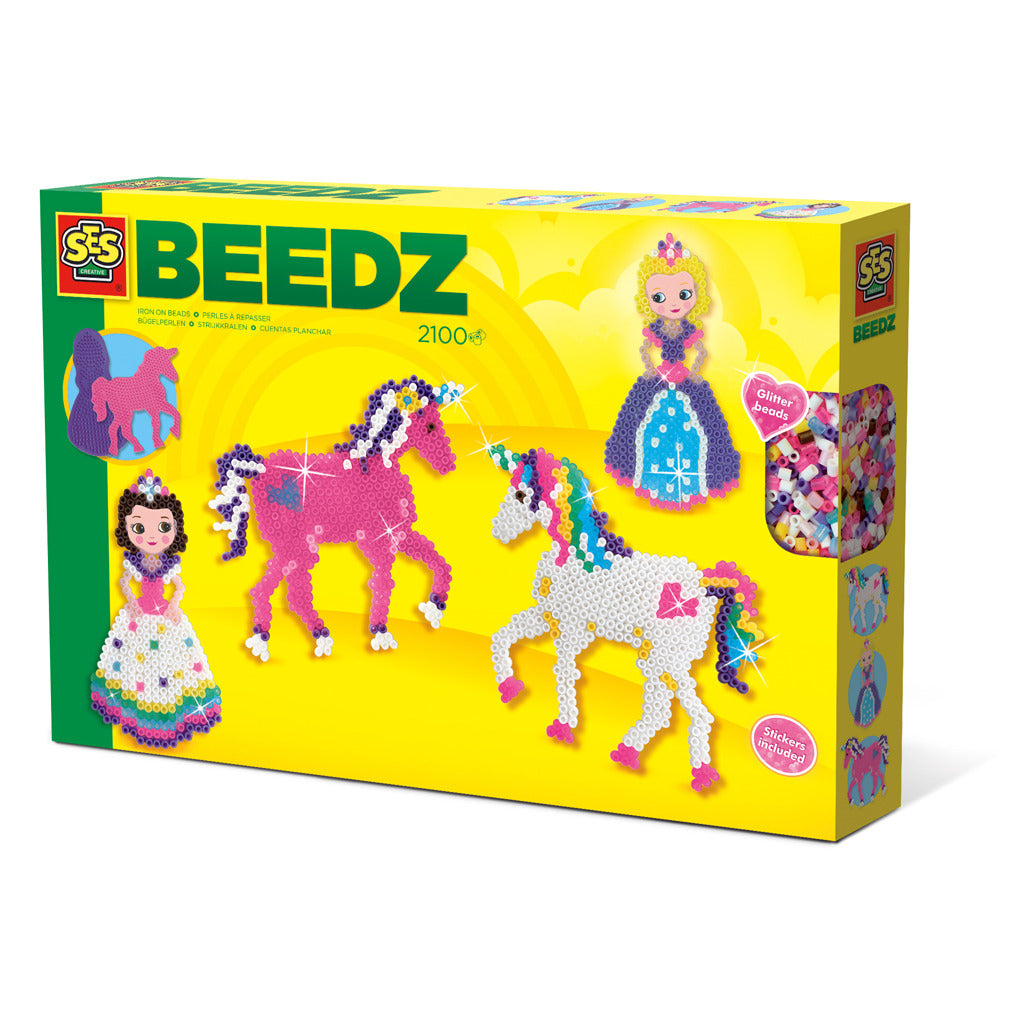 SES BEEDZ - Perles de fer Unicornes et princesses