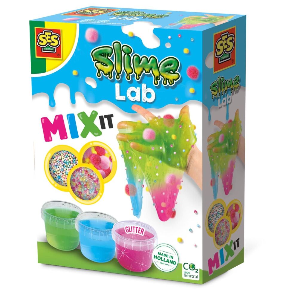 Ses slime laboratorij meša