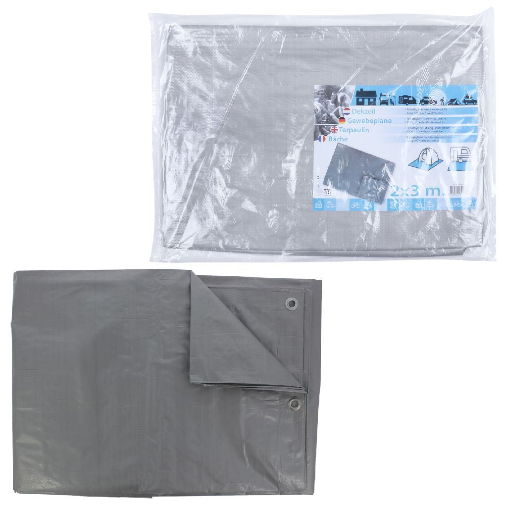 Lona impermeable básica 2x3 m gris