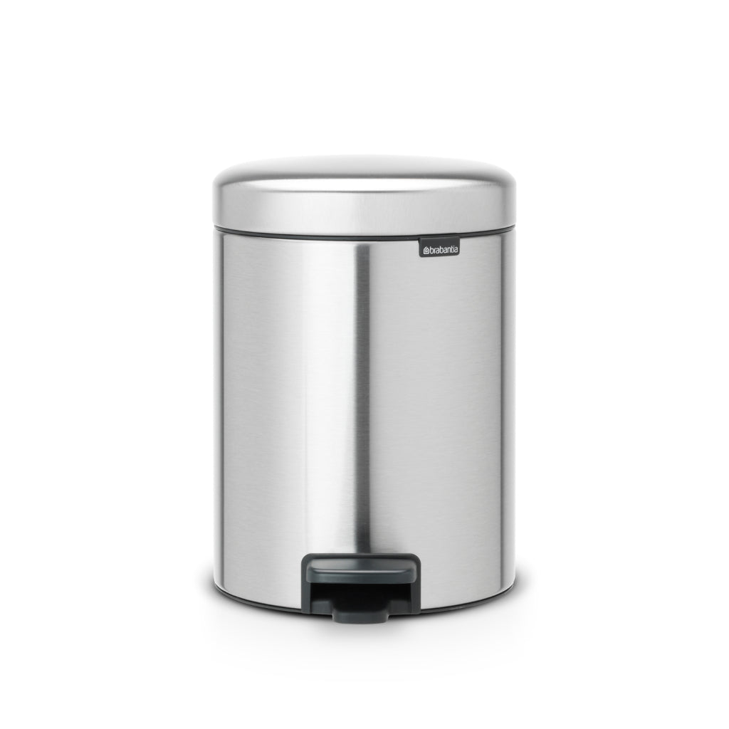 Brabantia newicon Pedal Bin 5L Matte Steel