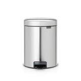 Brabantia newicon pedal bin 5l mat jeklo