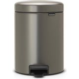 Brabantia newicon pedal bin 5l platina