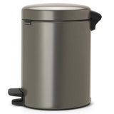 Brabantia Newicon Pedal Bin 5L Platinum