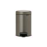 Brabantia Newicon Pedal bin 3l platina