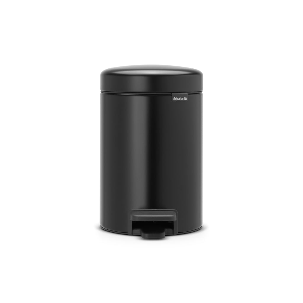 Brabantia Newicon Pedal Bin 3L Matt Black