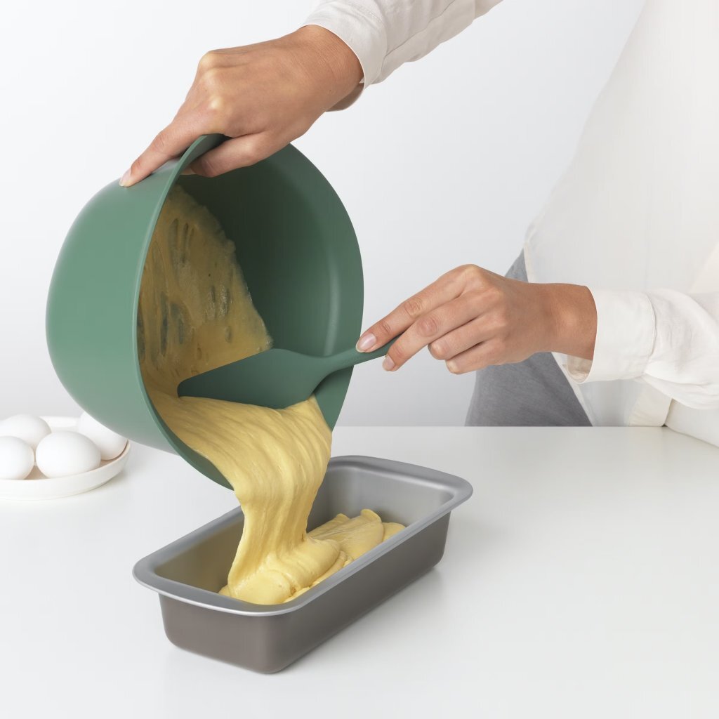 Brabantia lecker + Spatel 22 cm donkel gréng silicone