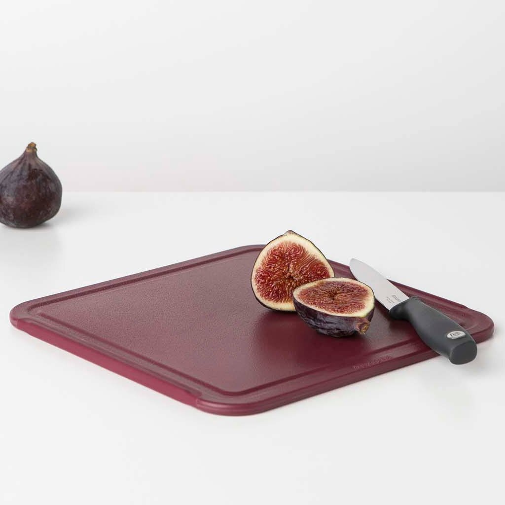 Brabantia Tasty+ Cutting Board 25x0.8x25 cm Aubergine Red