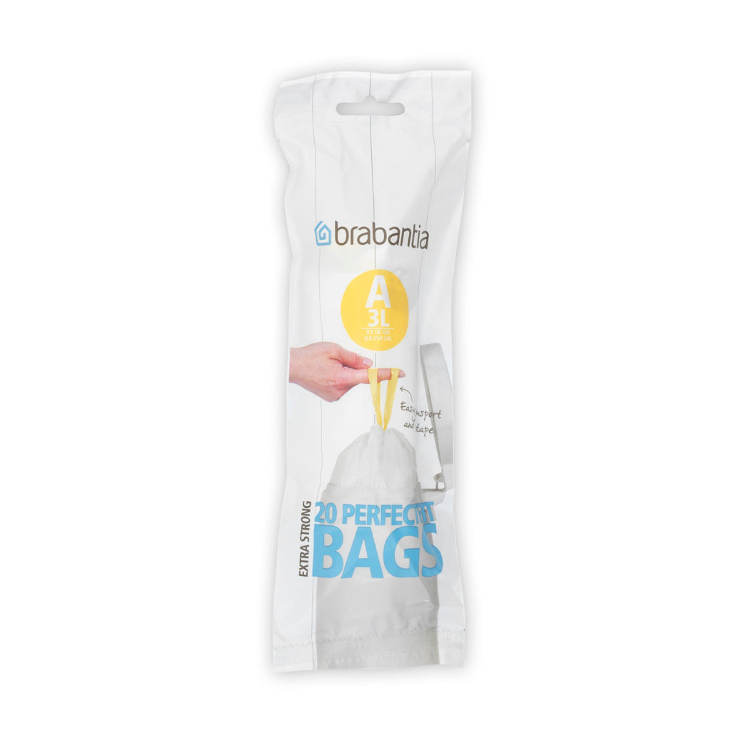 Brabantia PerfectFit Bags de desechos un 3L 20 piezas