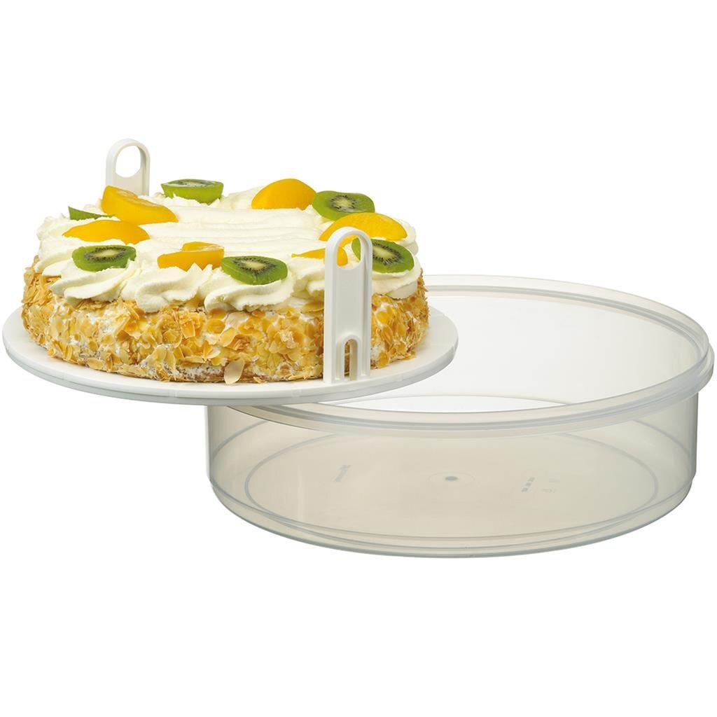 Sunware Club Cuisine Cake Box 35x12 cm Blue Transparent