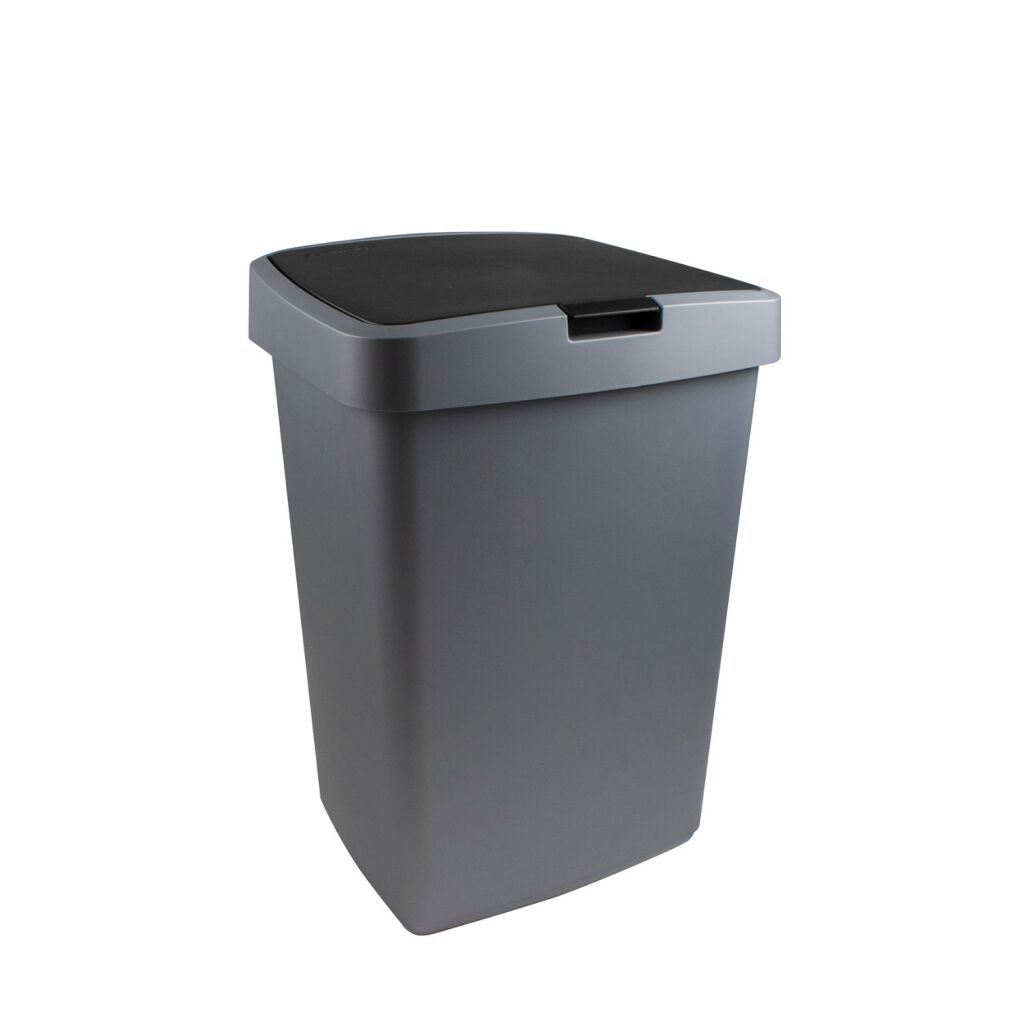 Sunware Delta Recycle Bin With Valve 50 L Anthracite