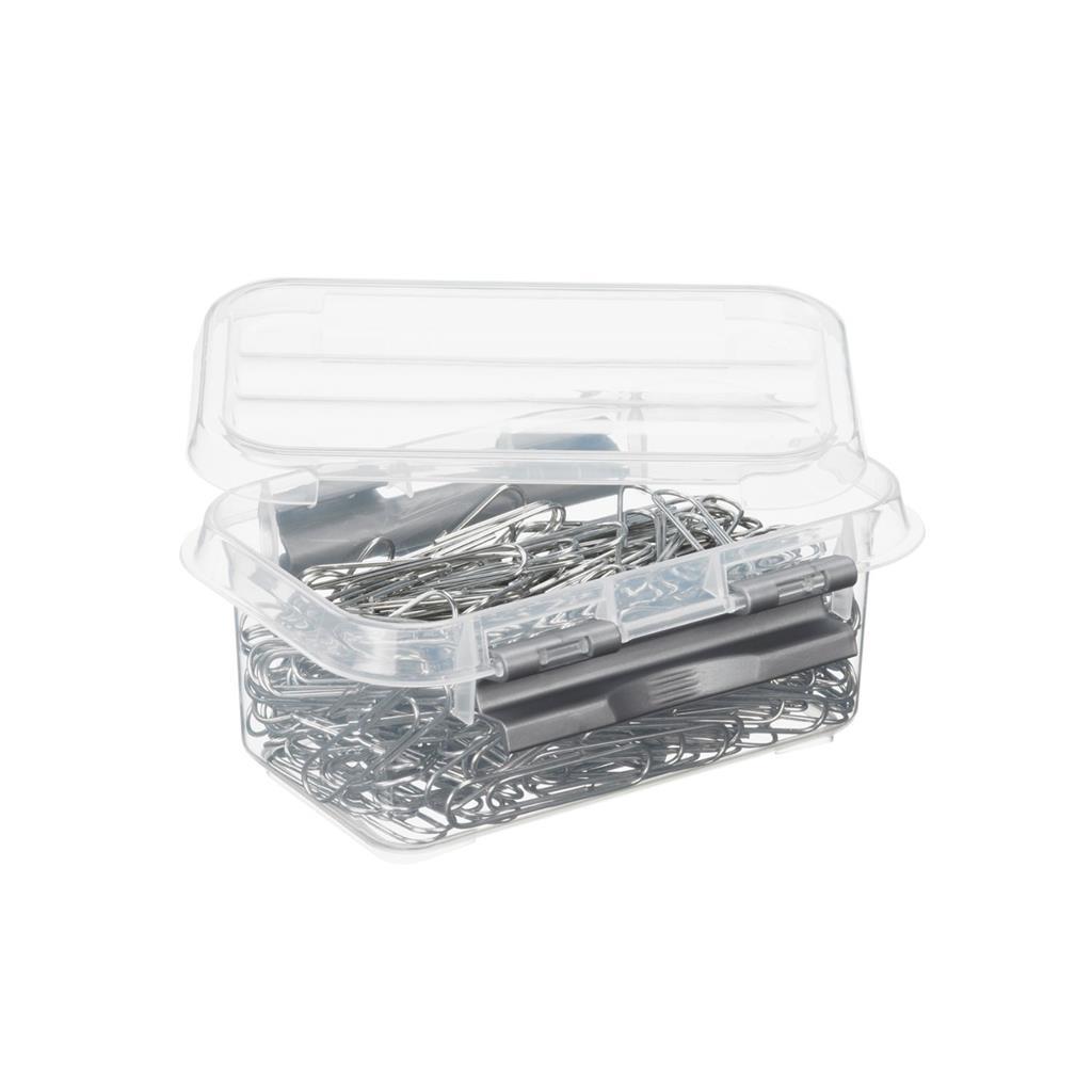 Sonnenwaren Q-Line Storage Box 0,5L Transparent Silber