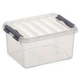 Caja de almacenamiento SunWware Q-Line 2L Transparent Gray