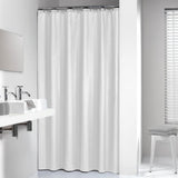 Cortina de ducha de piel de sello de sello Madeira 180 cm White 238501310