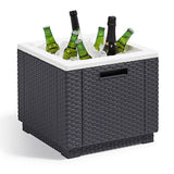 Keter keter cool box ice cube graphite colored