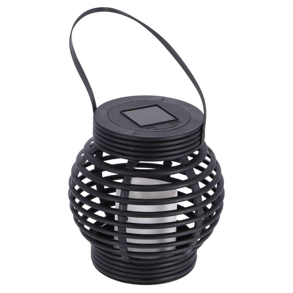 Grundig Soloar LED Lantern 15x16 cm Schwarz