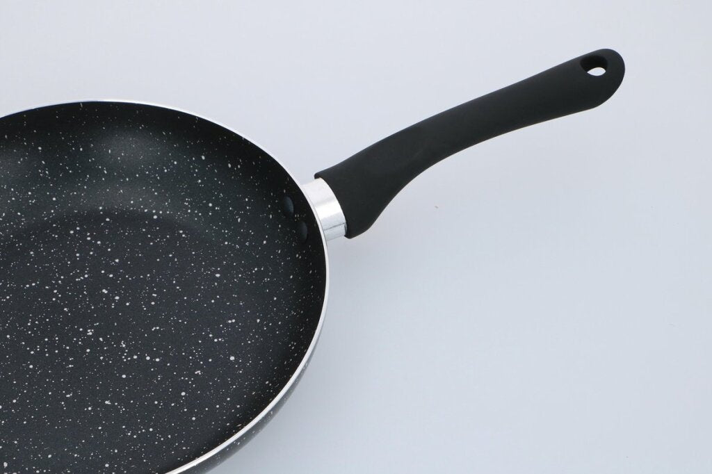 Alpina Frypan Bakake Pan all Hëtztquellen PFAA-Gratis Anti-Stick Coating Madlds Oslas; 24 cm