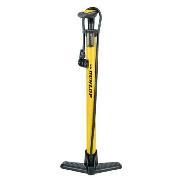 Dunlop bicycle pump yellow