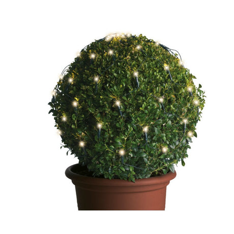 Lumineo Lumineo LED Netverlichting voor Buxus Groen Warm Wit D50cm IP44