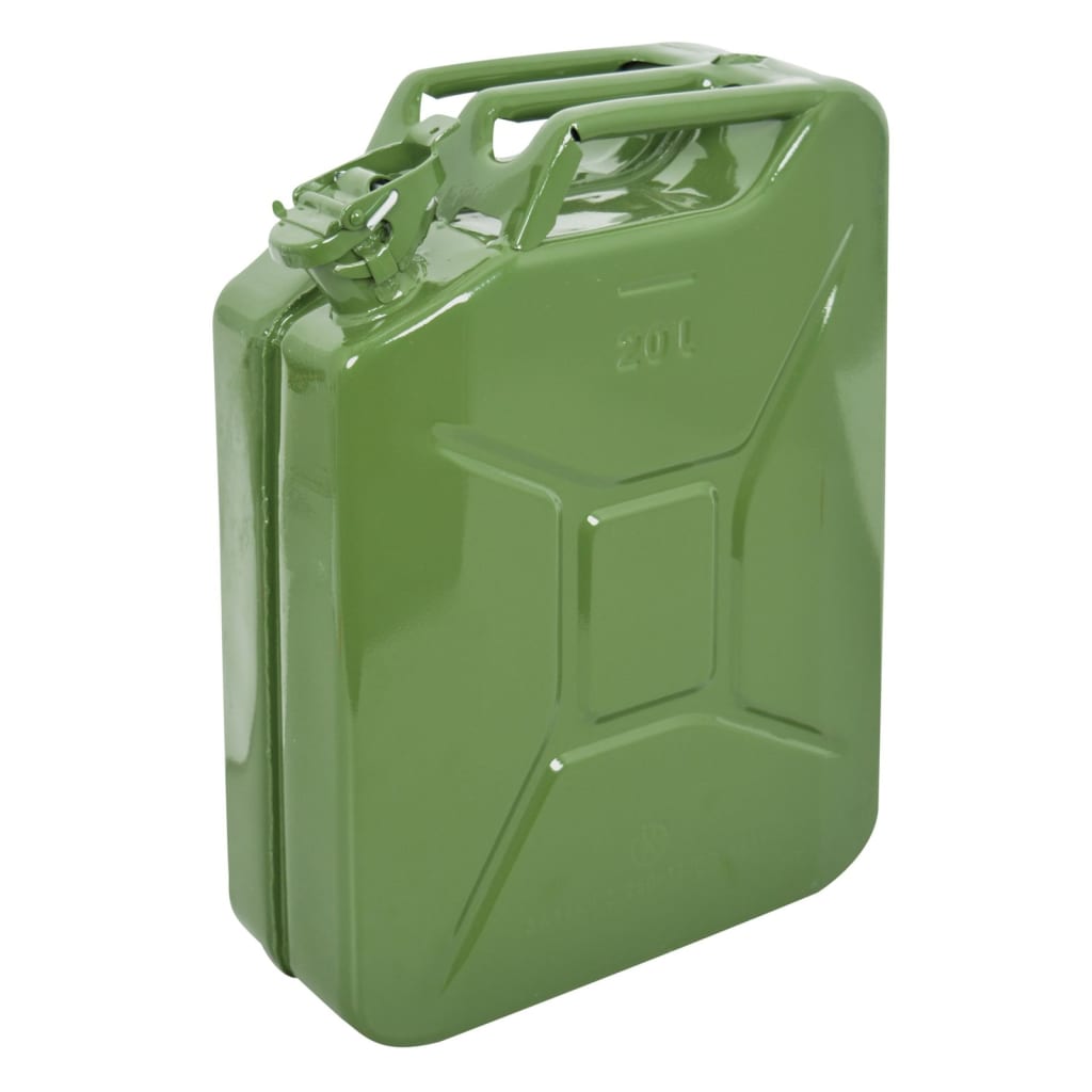 Carpoint Stalen jerrycan 20 liter groen