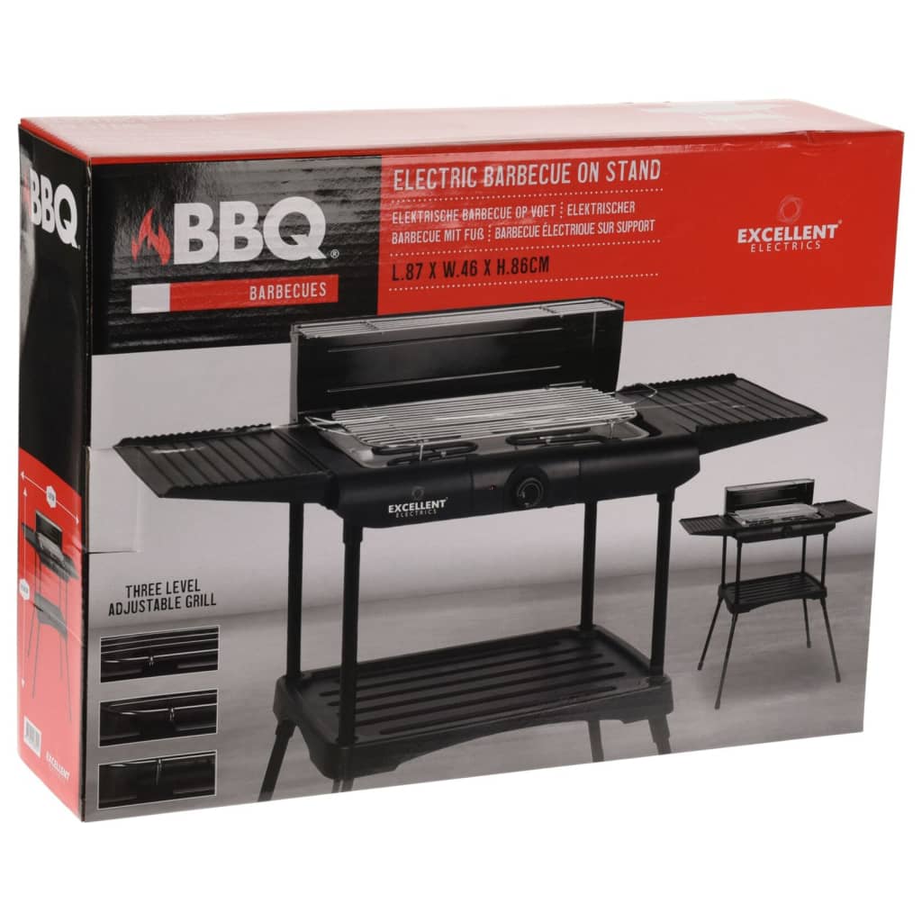 Progarden Progarden Barbecue Electric on Standard 2000 W Black