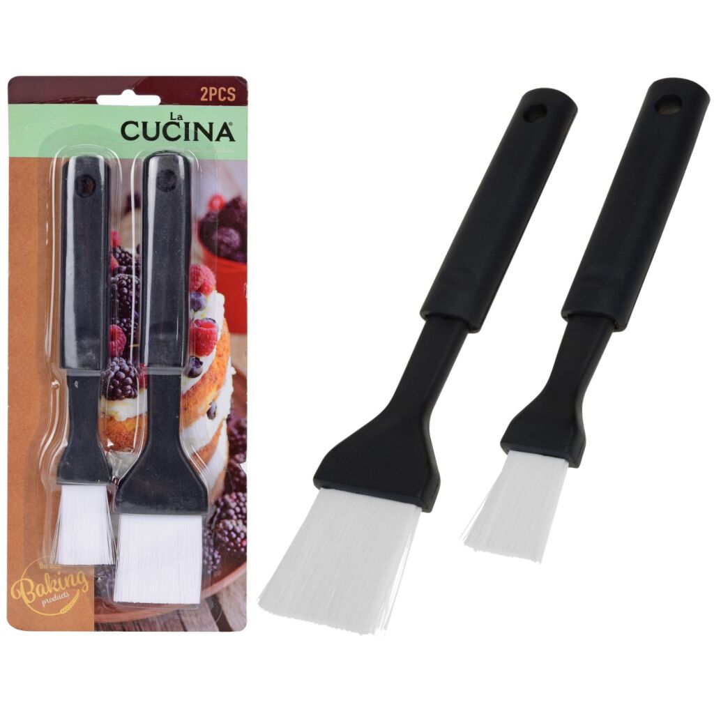 Basic La Cucina Bakkwasten 2 Stücke schwarz weiß