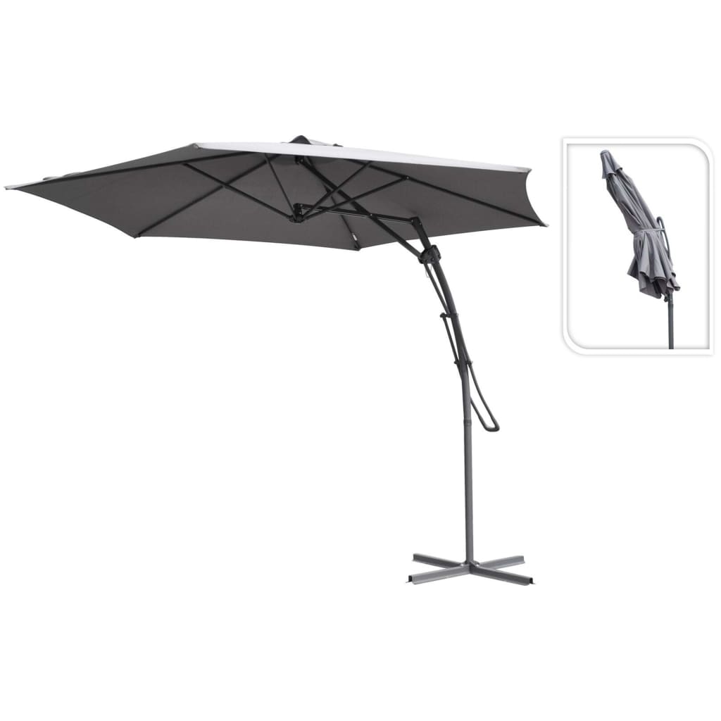 Progarden Progarden Parasol flotante 300 cm de gris