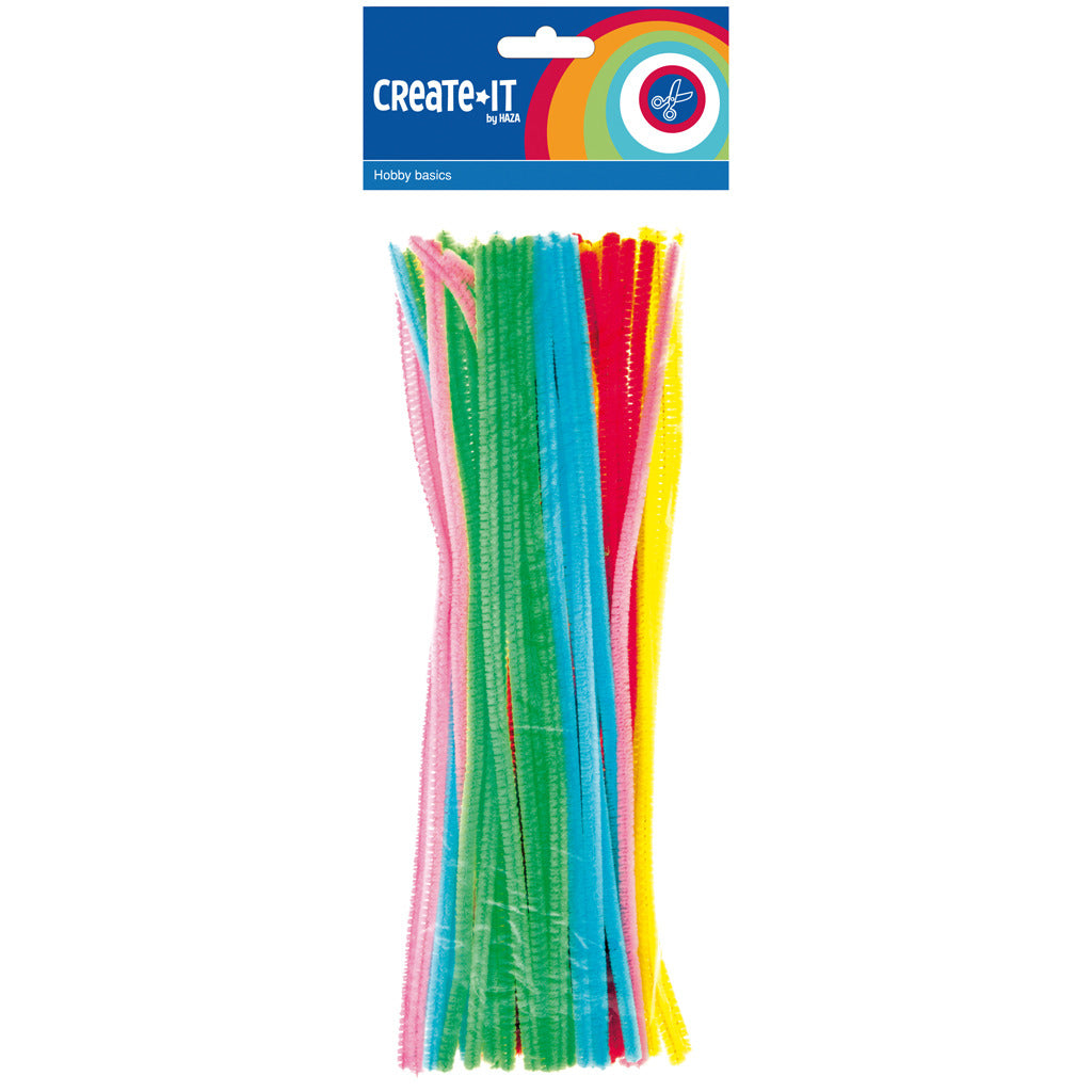 Haha witbaard create-it hobbyset chenille fluor