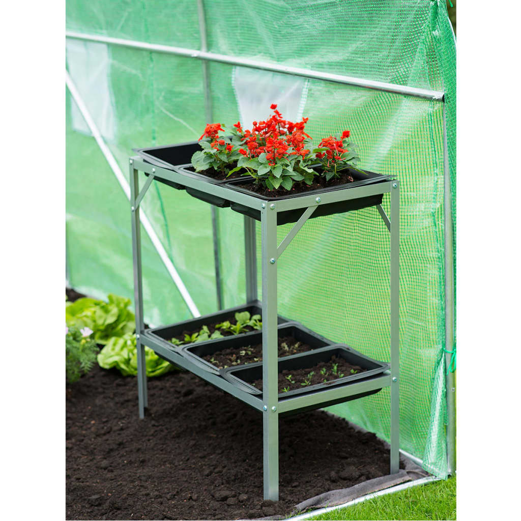 Nature Nature Potting table 77x40x77 cm galvanized steel