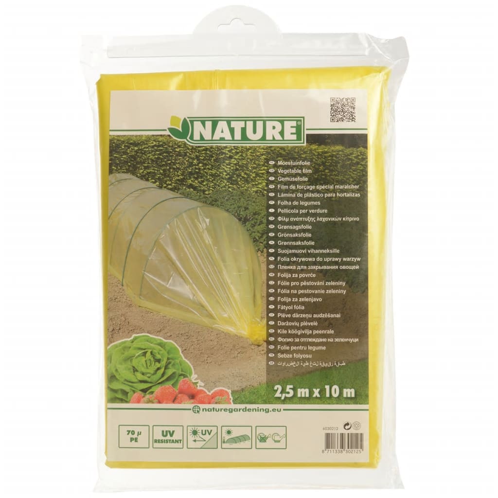 Nature Nature Vegetable Garden Folie 2,5x10 m gul 6030212