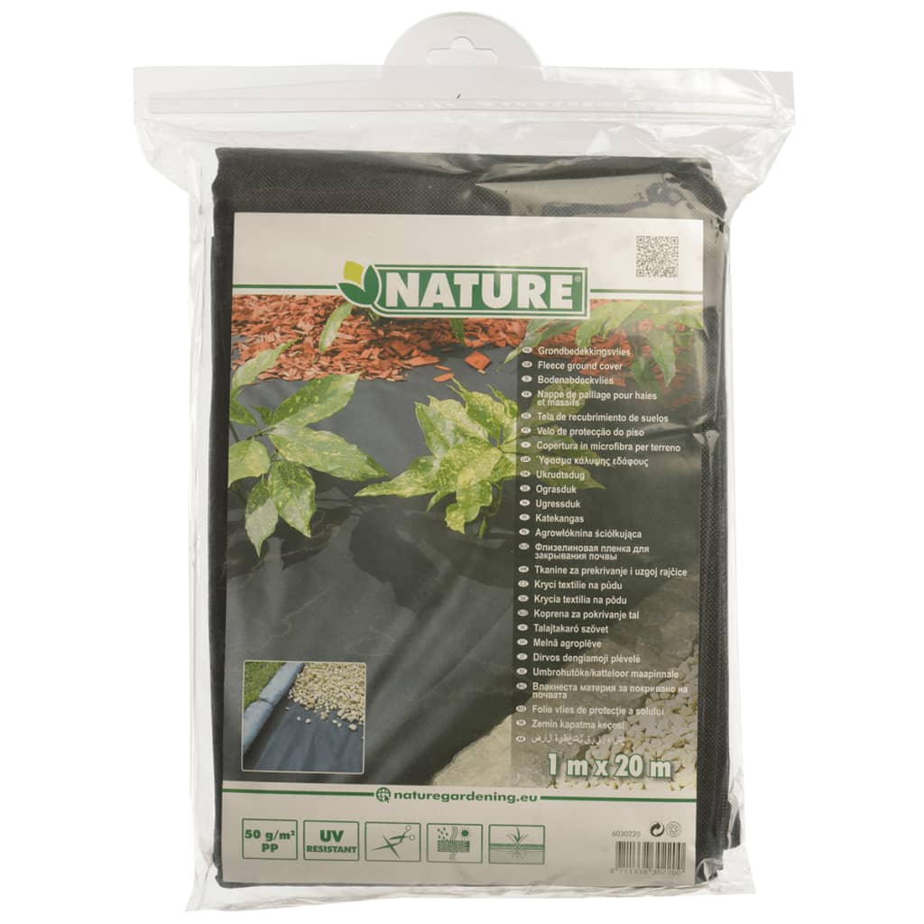 Nature Nature Ground Covering Membrane 1x20 M Black 6030220