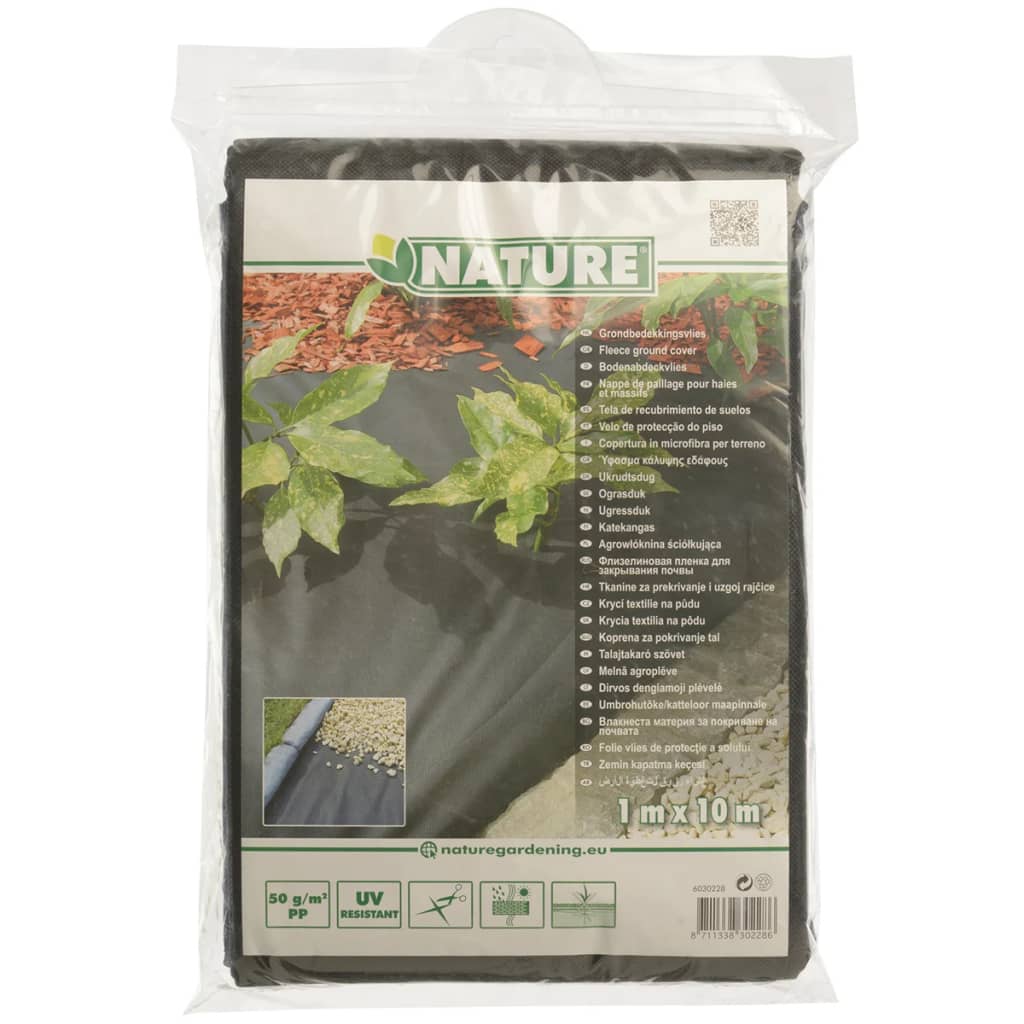 Nature Nature Ground covering membrane 1x10 m Black 6030228