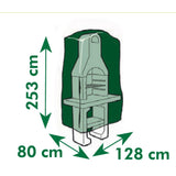 Nature Nature Copertura protettiva per barbecue in pietra 253x128x80 cm