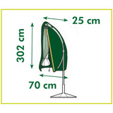 Nature Gartenmöbel Deckung für stehende Parasol (groß)