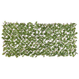 Nature Nature Garden Slat Travail avec des feuilles vertes de feuilles de baie 90x180 cm