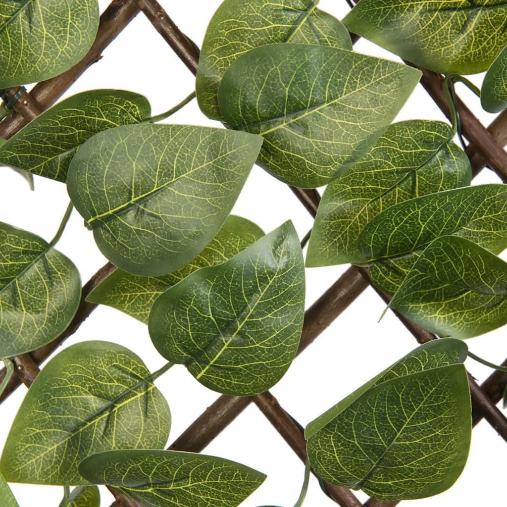 Nature Garden Slat Arbeit mit lorteren Blattgrün Blättern 90x180 cm