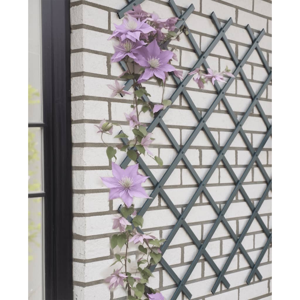 Nature Nature Garden Slat Work 50x150 cm PVC Antracite -colored