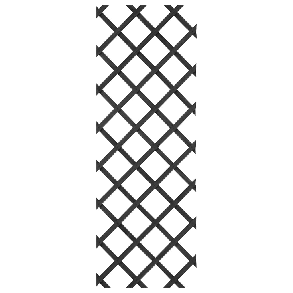 Nature Nature Garden Slat Work 50x150 cm tre Antracitt -farget