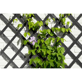 Nature Nature Garden Slat Work 50x150 cm tre Antracitt -farget