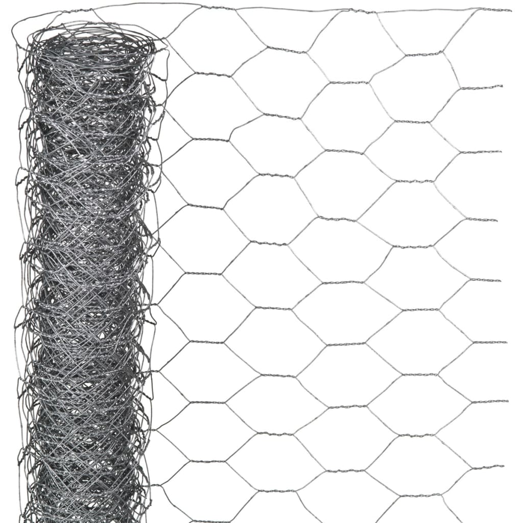 Narava Narava mrežast šesterokotna 0,5x2,5 m 25 mm pocinkano jeklo