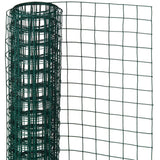 Natur Nature Mesh Square 0,5x2,5 m 13 mm plastbelagt stålgrøn