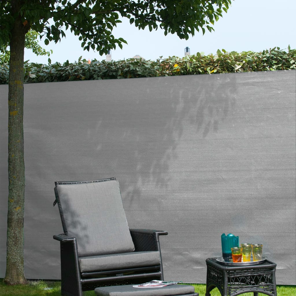 Nature Nature Garden Screen 1,5x5 M Pe Grey