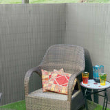 Nature Nature Garden screen double -sided 1x3 m PVC Gray